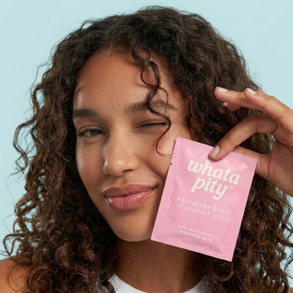 Raspberry Deodorant Wipes